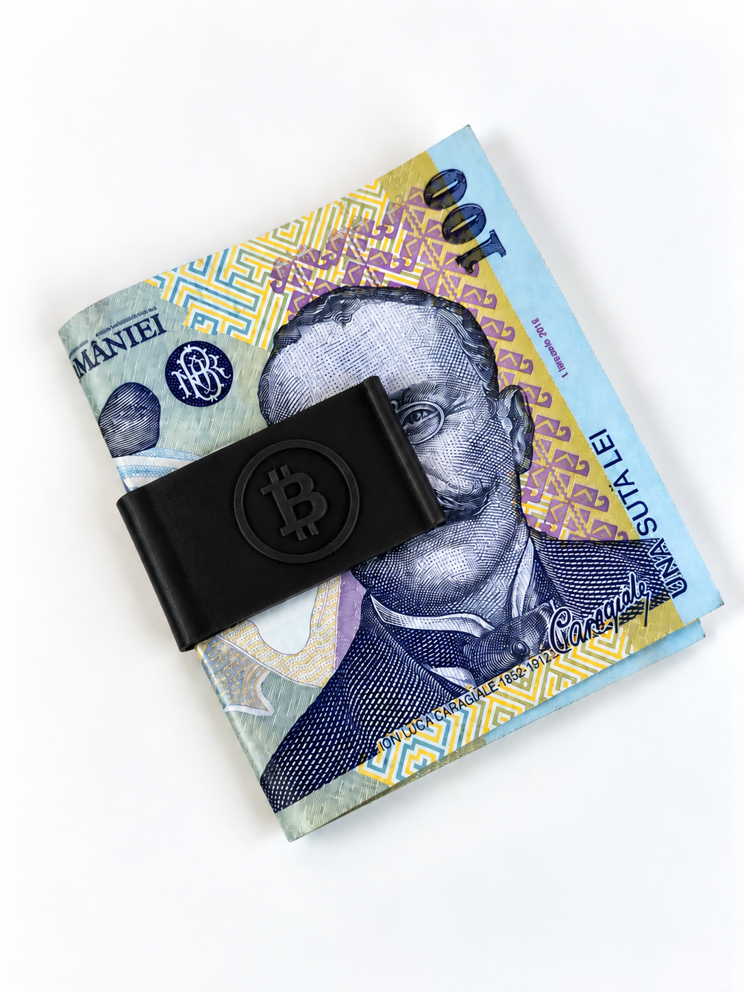 Clește pentru Bani cu Simbol Bitcoin – Accesoriu Practic și Modern