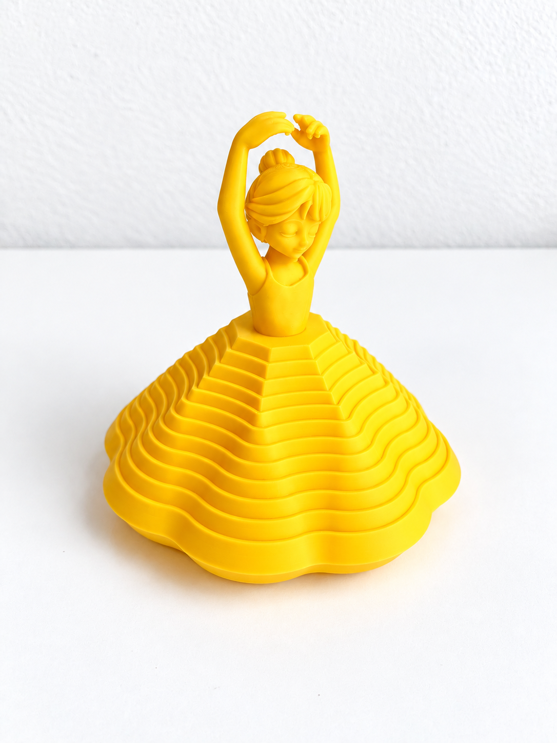 Balerină Rotativă 3D – Decorativă, cu Suport