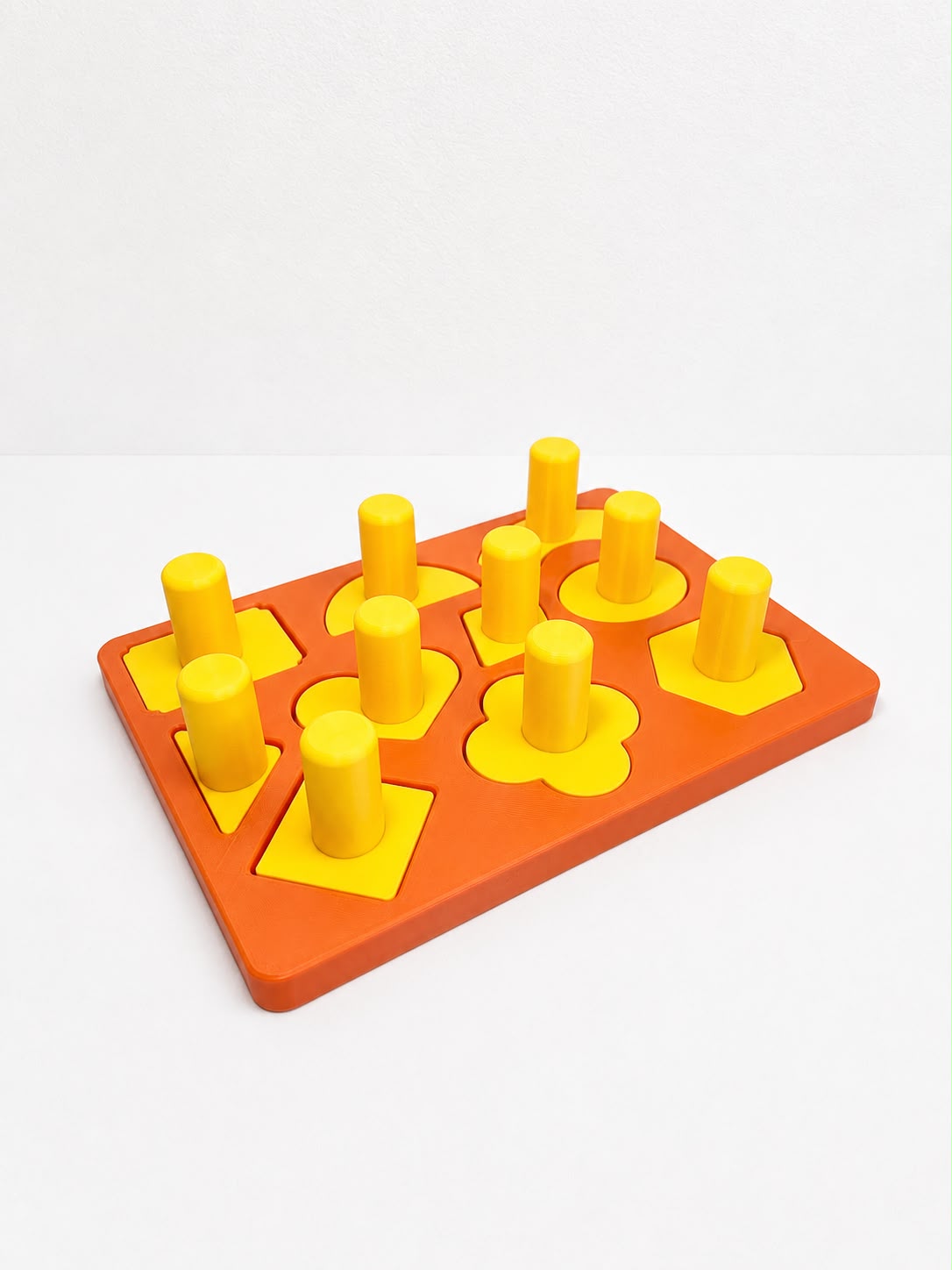 Puzzle Montessori cu Forme Geometrice