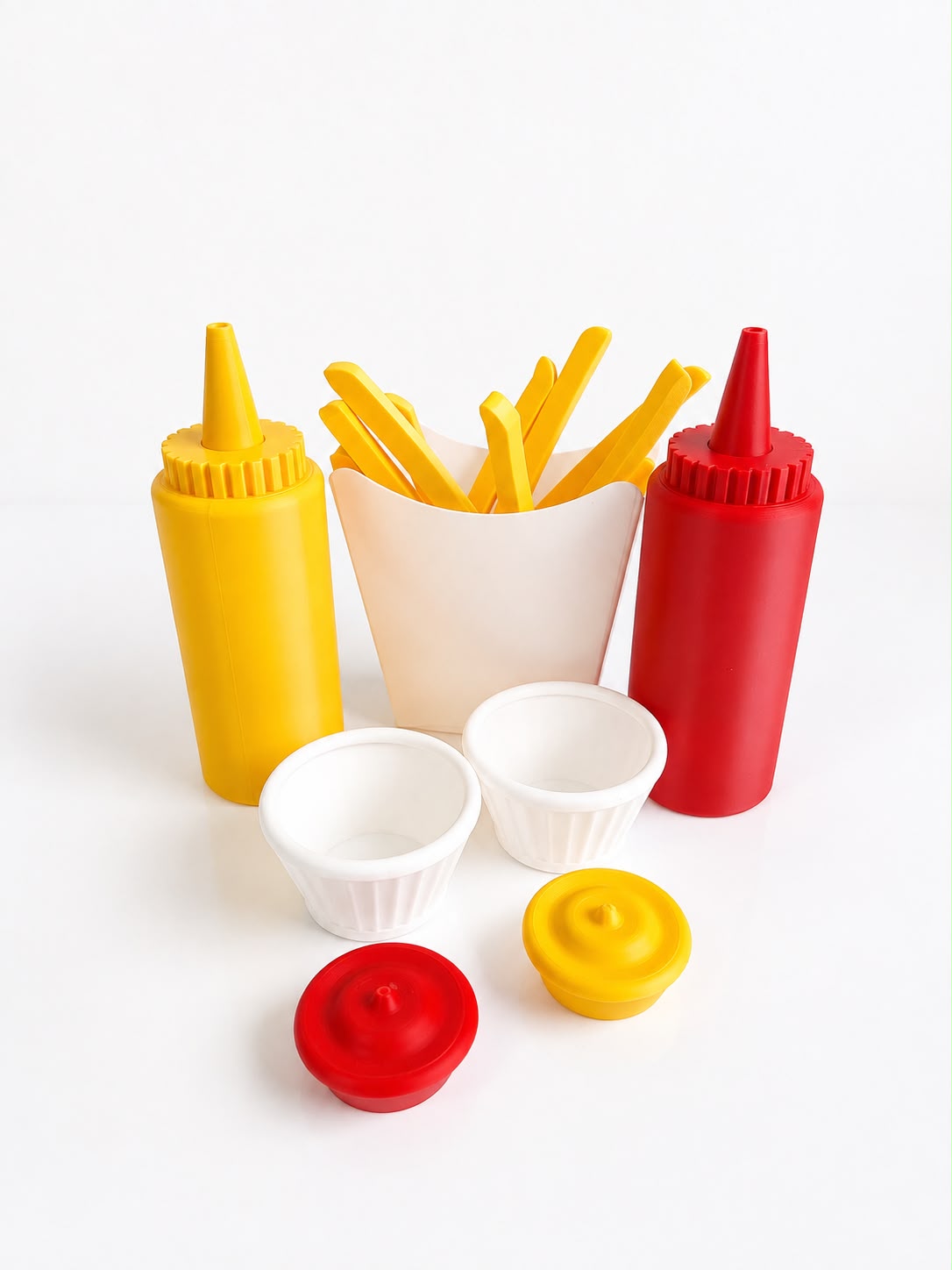 Set Fast-Food pentru Copii – Sosuri și Cartofi