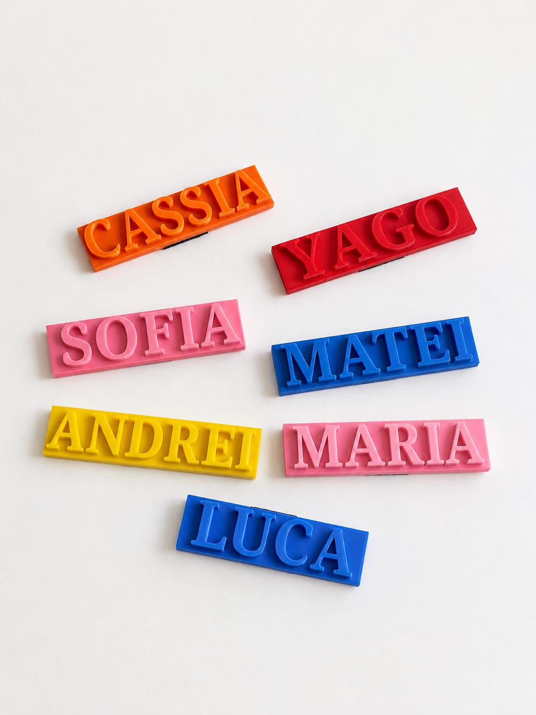 Plăcuță Personalizată cu Nume – pentru Suportul de 9 Uleiuri