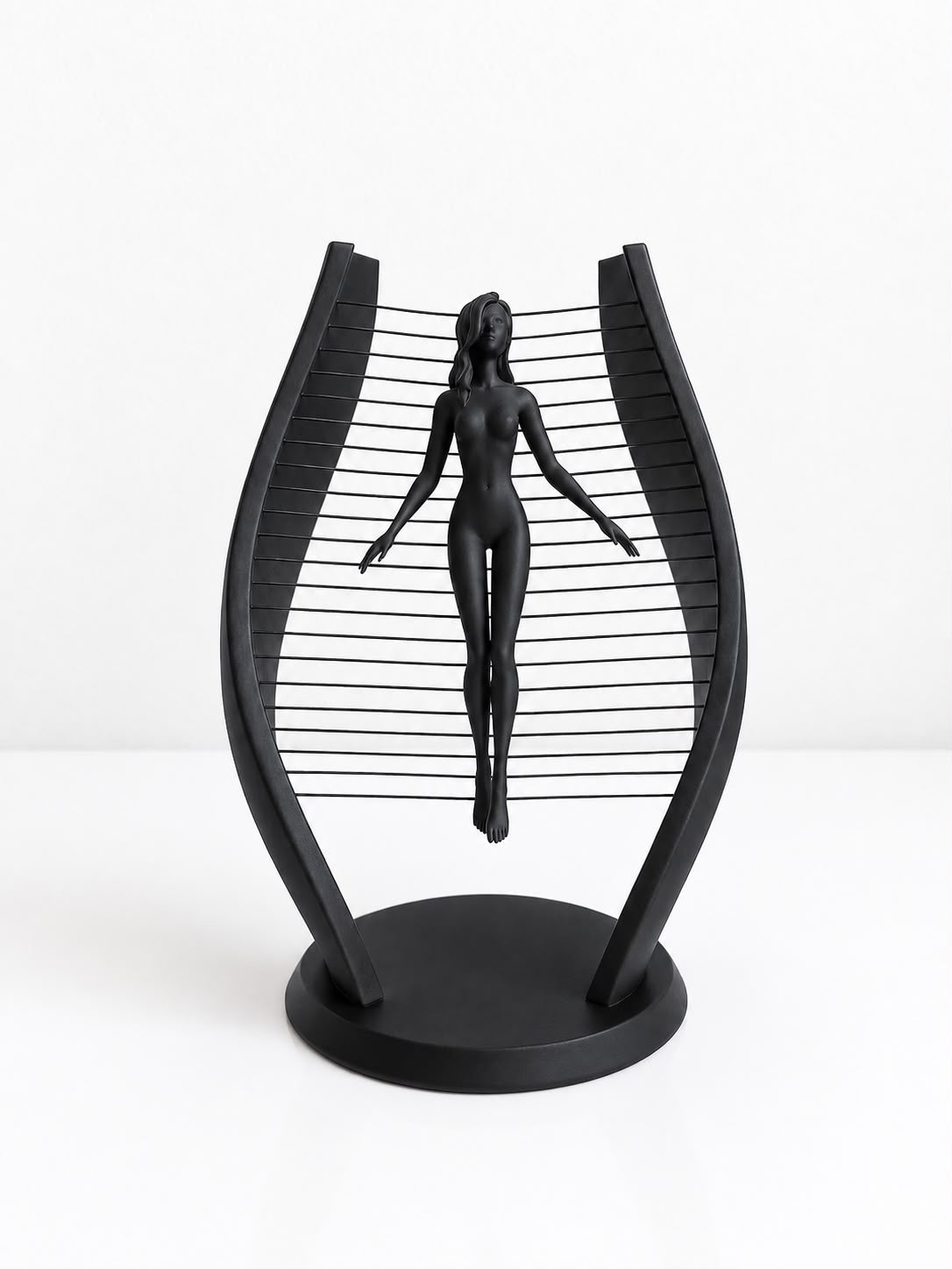 Statuetă Suspendată – Siluetă Feminină